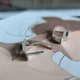Серебряные серьги с топазом Лондон Блю 1.085ct (2213635) - изображение 5