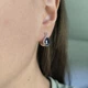 Серебряные серьги с натуральным сапфиром 2.844ct (2214007) - изображение 7