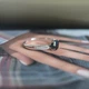 Серебряное кольцо с натуральным сапфиром 1.481ct, вес изделия 2,02 гр (2214038) - зображення 5