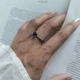 Серебряное кольцо с натуральным сапфиром 1.481ct, вес изделия 2,02 гр (2214038) - зображення 7