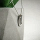 Серебряная подвеска с ониксом, фианитами (2208426) - изображение 6
