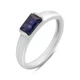 Серебряное кольцо с натуральным сапфиром 0.779ct, вес изделия 2,38 гр (2213468) - изображение 1