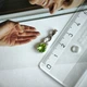 Серебряная подвеска с хризолітом 1.233ct, фианитами (60002473) - изображение 4