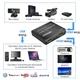 Внешняя карта видеозахвата HDMI-USB Addap VCC-03 4К алюминиевая черная - изображение 5