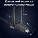 Двохдіапазонний USB Wi-Fi адаптер Addap UWA-05 1300 Mbps пластиковий - зображення 10