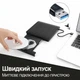 Внешний USB 3.0 оптический дисковод Addap EDB-01 DVD+/-RW пластик черный - изображение 7