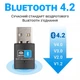 Зовнішній мережевий адаптер 2в1 WiFi+Bluetooth Addap UWA-03 USB 2,4 ГГц 150 Мбіт/с чорний - зображення 5