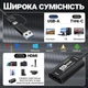 Внешняя карта видеозахвата Addap VCC-06 HDMI на USB-C и USB-A 4K черная - изображение 7