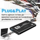 Внешняя карта видеозахвата Addap VCC-04 HDMI-USB 4K алюминий черный - изображение 5