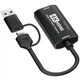 Внешняя карта видеозахвата Addap VCC-06 HDMI на USB-C и USB-A 4K черная - изображение 10