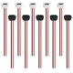 Разъем коннектор USB Type C (мама) 2 pin с проводами, 10 шт, врезные, 5В / 3А, плотное соединение, ремонт USB C, белые и черные - изображение 1