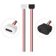 Разъем коннектор USB Type C (мама) 2 pin с проводами, 10 шт, врезные, 5В / 3А, плотное соединение, ремонт USB C, белые и черные - изображение 2