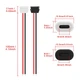 Разъем коннектор USB Type C (мама) 2 pin с проводами, 10 шт, врезные, 5В / 3А, плотное соединение, ремонт USB C, белые и черные - изображение 4