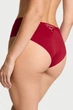 Комплект белья: бюстгальтер push-up и трусики-шортики Victoria's Secret 80C/M Бордовый (152840) - изображение 4
