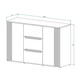 Комод MELODY D 91×140 Кашемір Intarsio - зображення 6