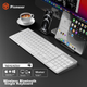 Клавиатура EWEADN беспроводная двухрежимная Bluetooth ультратонкая ножничная на 102 клавиши - изображение 4