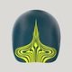 Speedo [Вибір Пан Чжанле], Шапочка для плавання, 3D Intelligent Fit, Професійна тренувальна шапочка Shark Skin Speed Cap, Темно-синій, L - изображение 4