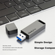 Флеш-накопичувач Thinkplus Lenovo 64 ГБ USB 3.1 Office Business, міні-портативний металевий флеш-накопичувач, серія TU100, червоний - зображення 5