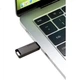Флеш-накопичувач Thinkplus Lenovo 64 ГБ USB 3.1 Office Business, міні-портативний металевий флеш-накопичувач, серія TU100, червоний - зображення 3