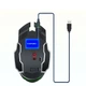 Мышка безпроводная компьюторная, безшумная, оптическая c RGB-подсветкой 2.4G+Bluetooth DPI 800/1000/1200 черная 5194094 - изображение 5