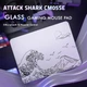Скляна ігрова поверхня ATTACK SHARK CM05 410x310Х5 мм, WHITE WAVE/БІЛА ХВИЛЯ (CM05WW) - изображение 7