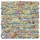 Стикеры Миньоны Minions 100 шт 4×4 см - изображение 1