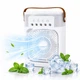 Настольный мини-кондиционер Mini Cooling Fan с водяным резервуаром 600 мл, USB-питанием и охлаждением воздуха - изображение 4