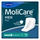 MoliCare® Premium MEN PAD 5 крапель — чоловічі абсорбуючі прокладки V-подібної форми з манжетами, 14 шт - изображение 1