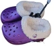 Дитячі крокси для дівчинки Crocs Mammoth Lined Clog Purple (24/25, фіолетовий) - изображение 1