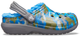 Дитячі крокси для хлопчика Crocs Classic Lined Printed Blue/Multi (27/28, синій) - изображение 3