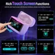 Беспроводные наушники ZYHKON Bluetooth 5.4 с шумоподавлением ANC Фиолетовые - изображение 4