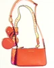 Набор сумка кросс-боди + кошелек + кейс для наушников женский Michael Kors 952116001 Оранжевый (1159847445) - изображение 7