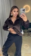 Жіночий велюровий костюм (кофта+штани) Uaclothes 50-52 Коричневий (like39040-194761358) - изображение 2