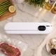 Вакууматор для длительного хранения продуктов 300 Вт вакуумный запайщик пакетов LED дисплей 10 пакетов в комплекте Белый - изображение 3