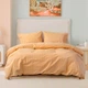 Постельное белье Lotus Home - Premium Percale Stripe желто горячий евро (svt-2000022355742) - изображение 2