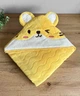 Детское полотенце с капюшоном и ушками 90х90 см для младенцев желтое Colorful Home - изображение 3