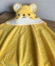 Детское полотенце с капюшоном и ушками 90х90 см для младенцев желтое Colorful Home - изображение 5