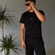 Мужской спортивный костюм BOSS M черный | Футболка и спортивные штаны Premium Casual - изображение 5
