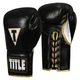 Боксерские перчатки TITLE Boxeo MexicanLeather Lace Training Quatro (18oz) Черные - изображение 1