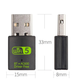 USB-адаптер ZEXMTE 600Mbps Wi-Fi+Bluetooth для ноутбуків ПК - изображение 2
