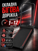 Складная электрическая беговая дорожка с Bluetooth для домашних тренировок с амортизацией, максимум 12 км/ч, до 150 кг, пульт ДУ, LED-дисплей - изображение 1