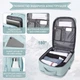 Дорожный рюкзак универсальный N16 Light Blue - изображение 3