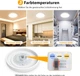 Комплект LED світильників OOWOLF 24W, 23 см, 2 штуки, три колірні температури, LED світильників, металева стельова лампа, комплект плафонів 2 шт - зображення 8