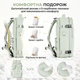 Дорожный рюкзак универсальный N16 White - изображение 5
