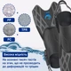 Спортивные ласты для плаванья VelaSport Spider (38/42) регулируемые Длина 40см. с Открытой пяткой Детские и взрослые Черные - изображение 6