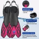 Спортивные ласты для плаванья VelaSport Spider (32/37) регулируемые Длина 34см. с Открытой пяткой Детские и взрослые Розовые - изображение 3