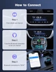 FM-трансмиттер Bluetooth 5.3 в авто (2026), Зарядка PD 36W + QC 3.0, 2 микрофона - изображение 8