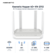 Беспроводной маршрутизатор Keenetic Hopper 4G+ Wi-Fi 6 AX3000 2.4/5 GHz 4xGbE 2xNano SIM USB 3.0 4 антенны White (KN-2312) - изображение 1