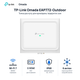 Точка доступа TP-Link Omada EAP772-Outdoor Wi-Fi 7 BE9300 2.4/5/6 GHz 1x2.5 GbE PoE+ 6 антенн IP68 White - изображение 1