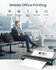 Термопринтер M15 портативный A4 аккумуляторный Bluetooth USB C беспроводной для печати документов черный - изображение 7